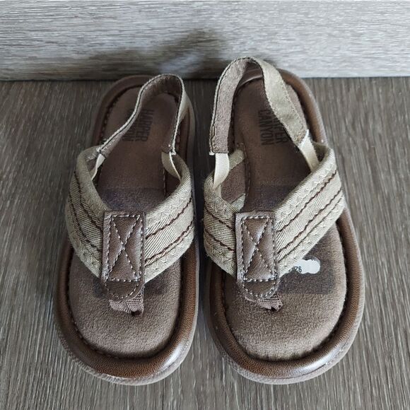 Harper Canyon Brown Slingback Sandals Size 8 - Picture 3 of 7